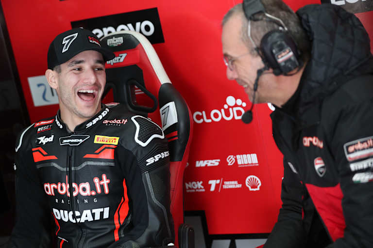 Gute Stimmung: Iker Lecuona bei Ducati