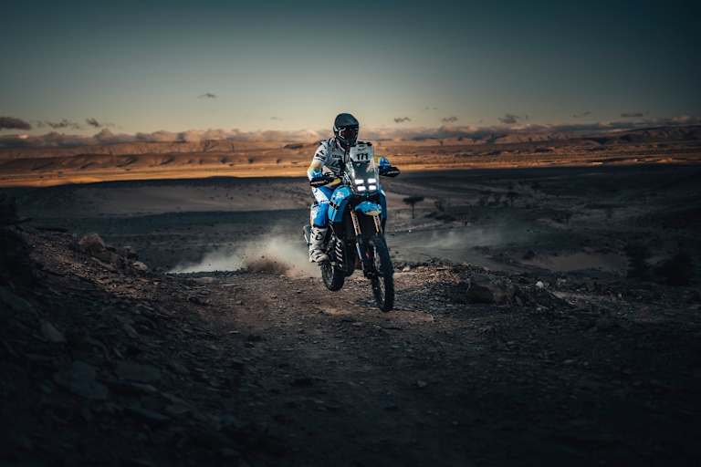 Tenere-Pilot Kevin Gallas: Spitzenreiter in der großen Hubraumklasse