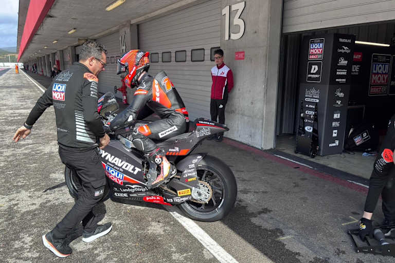 Jetzt mit Slicks: Intact-GP-Pilot Manuel Gonzalez