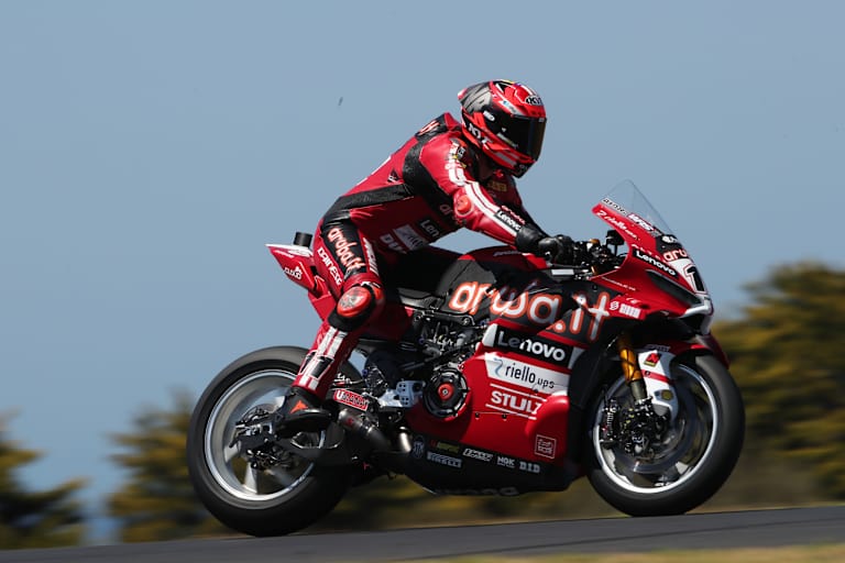 Nicolo Bulega pilotierte beim Phillip-Island-Test die schnellste Ducati