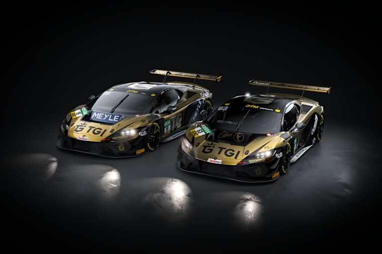 Der Lamborghini Temerario GT3 im Design des Grasser-Teams