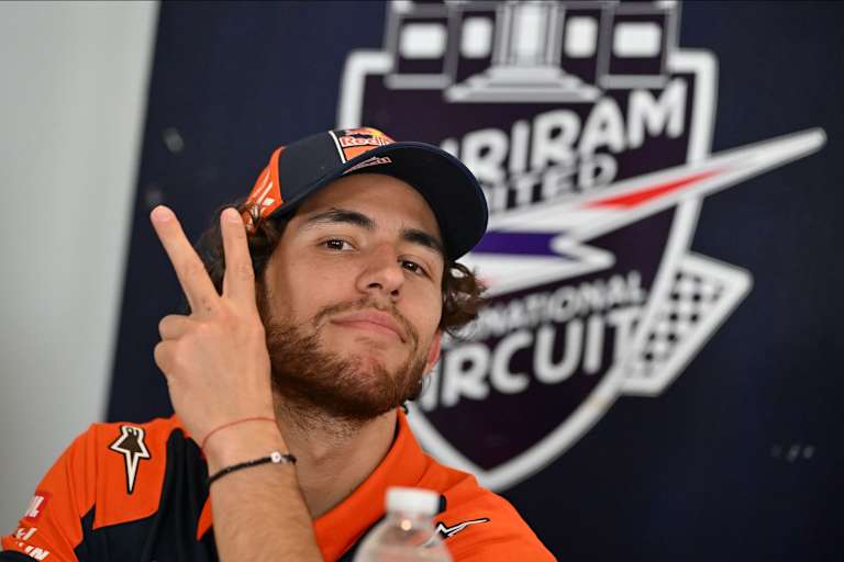 Tech3-Pilot Enea Bastianini in Thailand