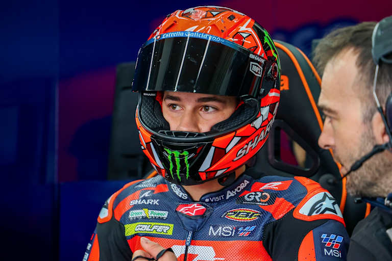 Schnellster Rookie im ersten Moto-Zeittraining und im Q2: Angel Piqueras