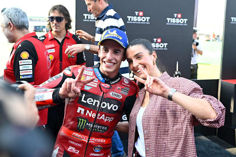 Erst sauer, dann zufrieden: Marc Marquez (2.)