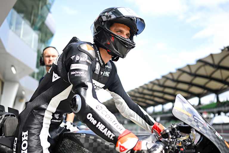 Honda-Werksfahrer Luca Marini kam in Sepang schnell auf gute Zeiten