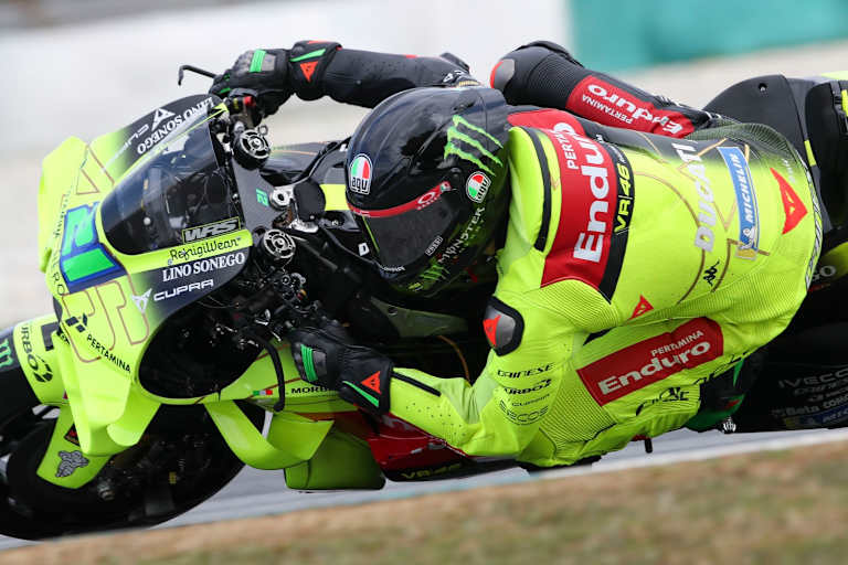 Ebenfalls unter der Marke von 1:57 min: Franco Morbidelli (VR46)