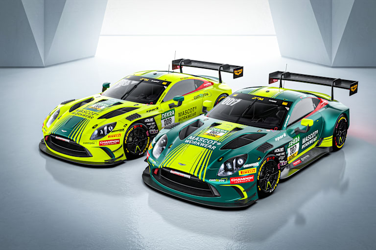Comtoyou Racing mit zwei Aston Martin in der DTM