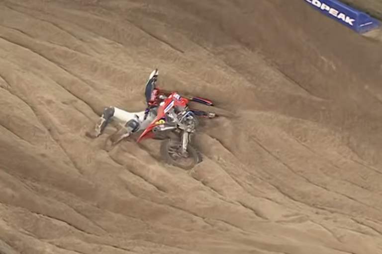 Jo Shimoda stürzte im Finale von Daytona