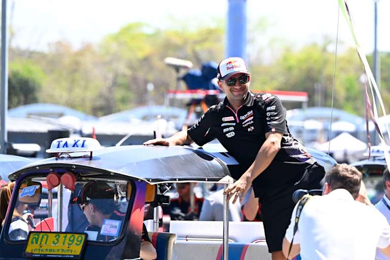 Oben auf: Aprilia-Werksfahrer Jorge Martin