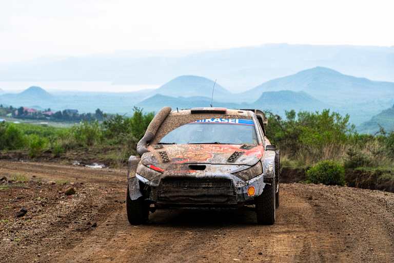 Hyundai-Pilot Adrian Fourmaux belegte Rang 2 