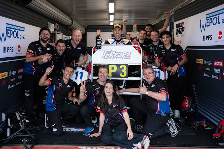 Matteo Ferrari bescherte WRP Ducati einen Podestplatz