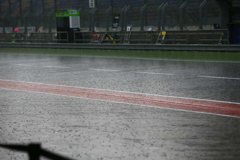 Regen ist der Feind von Superbike-Tests