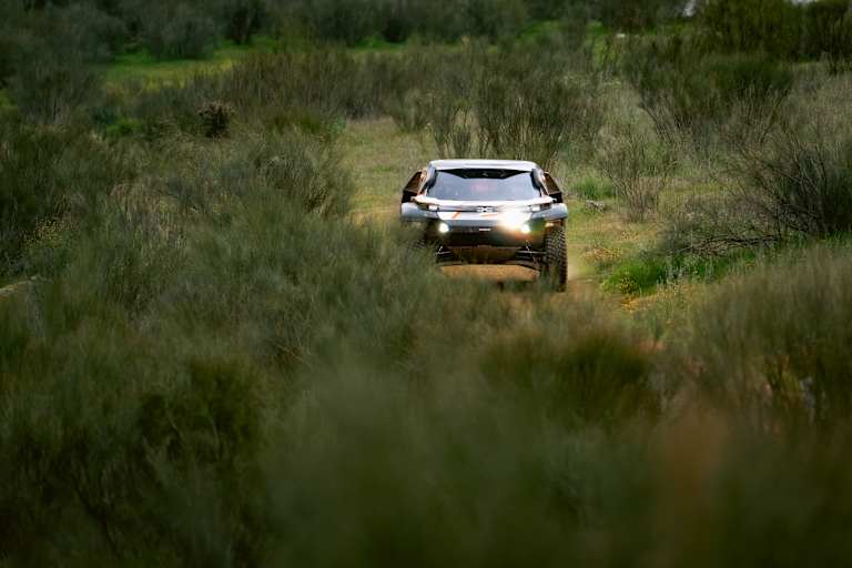 Dacia-Pilot Sebastian Loeb baute seine Gesamtführung aus