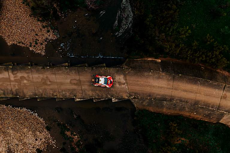 Die US-Boys Seth Quintero/Andrew Short liegen im Toyota auf Platz 2