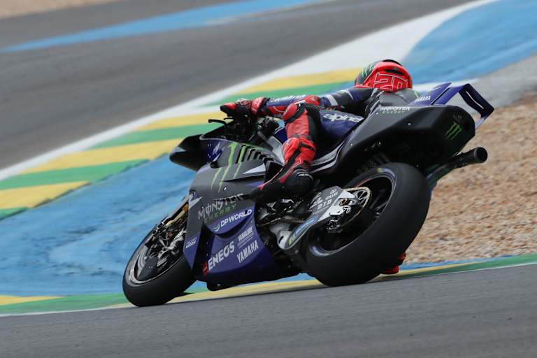 Fabio Quartararo steuerte die Yamaha M1 auf Startplatz 4