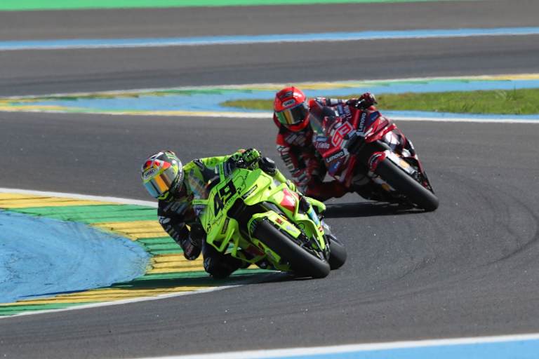 Fabio Di Giannantonio revanchierte sich und kam vor Marc Marquez ins Ziel