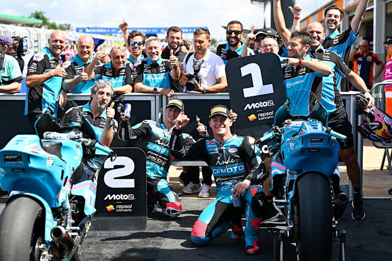 Team Aspar: Pole und P2 für Holgado und Alonso