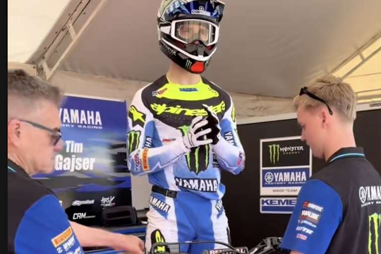 Tim Gajser hadert noch mit dem Fahrwerk der Yamaha