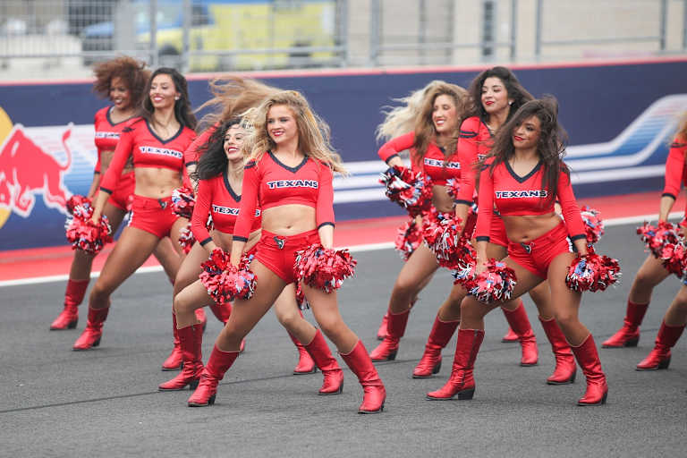 MotoGP-Cheerleader in Austin/Texas