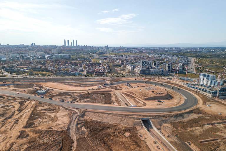 Die neue Rennstrecke befindet sich auf dem Messegelände