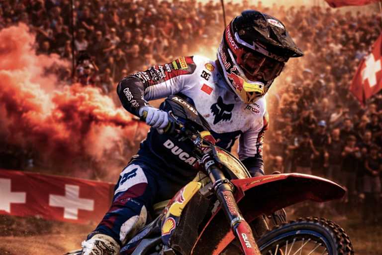 Jeremy Seewer bereitet sich auf sein Heimrennen in Frauenfeld vor