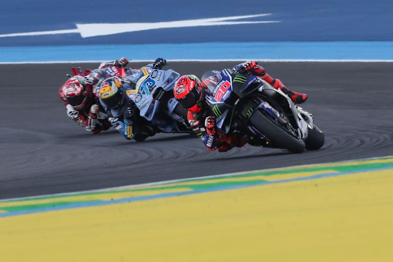 Starker Sprint: Zuletzt fuhr Quartararo auf Platz 6