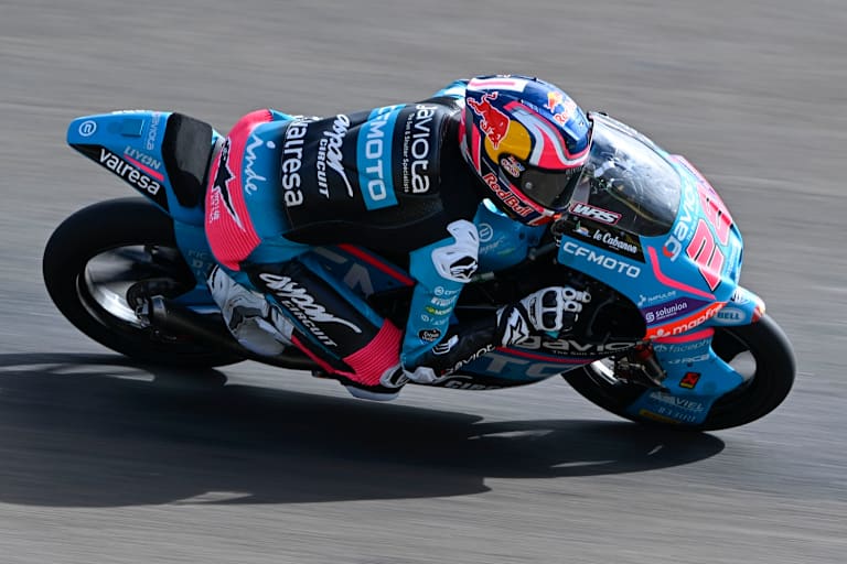 Referenz: Maximo Quiles mit der Moto3-Bestzeit in Austin