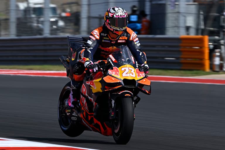 Enea Bastianini bremste sich in Texas auf Position 10