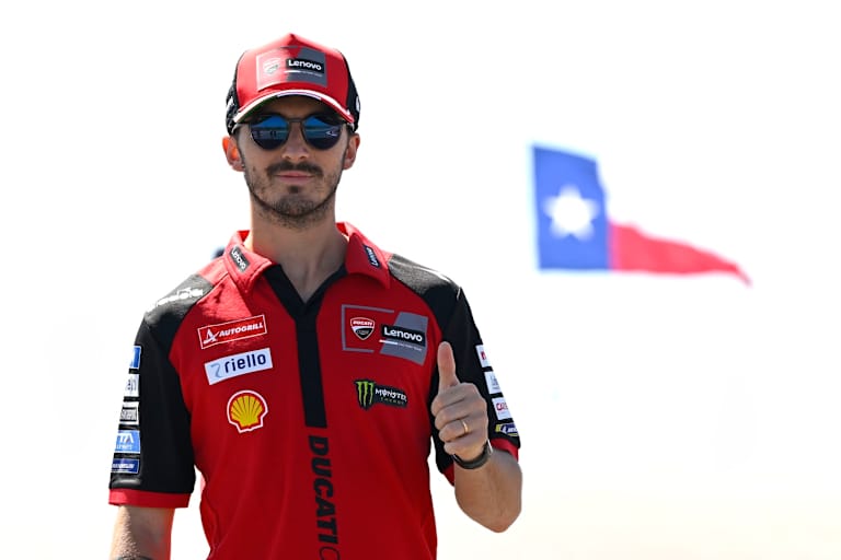 Daumen hoch: Pecco Bagnaia in Texas