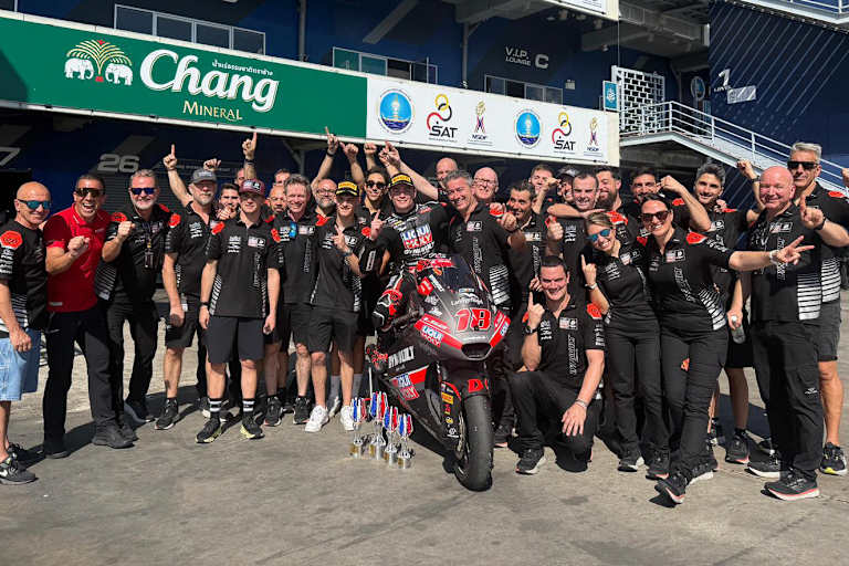 Das Intact-Team hatte in Buriram viel zu jubeln