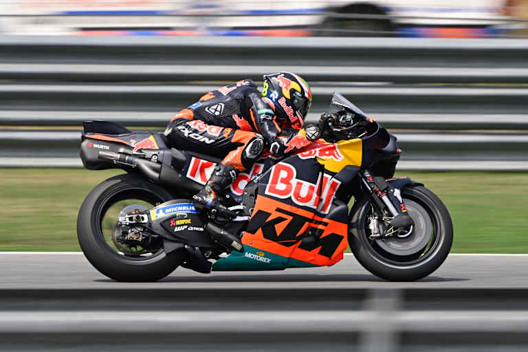 Schnell, aber nicht mer der Schnellste: KTM-Pilot Brad Binder