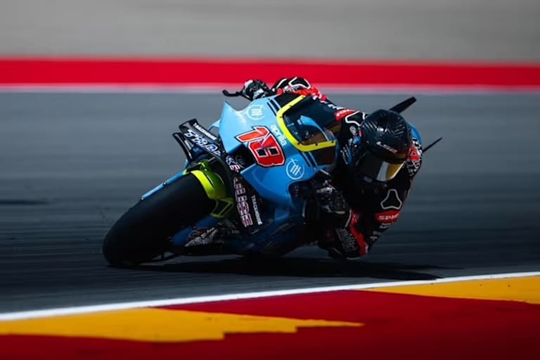 Manuel Gonzalez: Test der Aprilia RS-GP im Juni 2025 in Aragon
