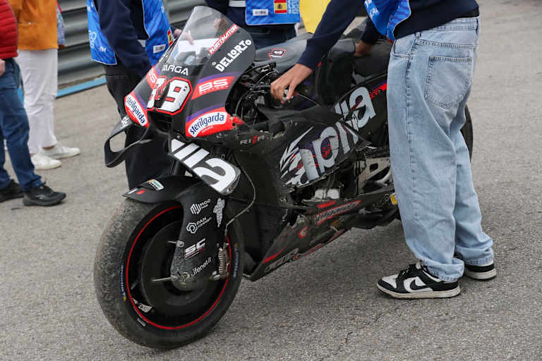 Am ersten Tag des Jerez-GP ging Jorge Martin zweimal zu Boden