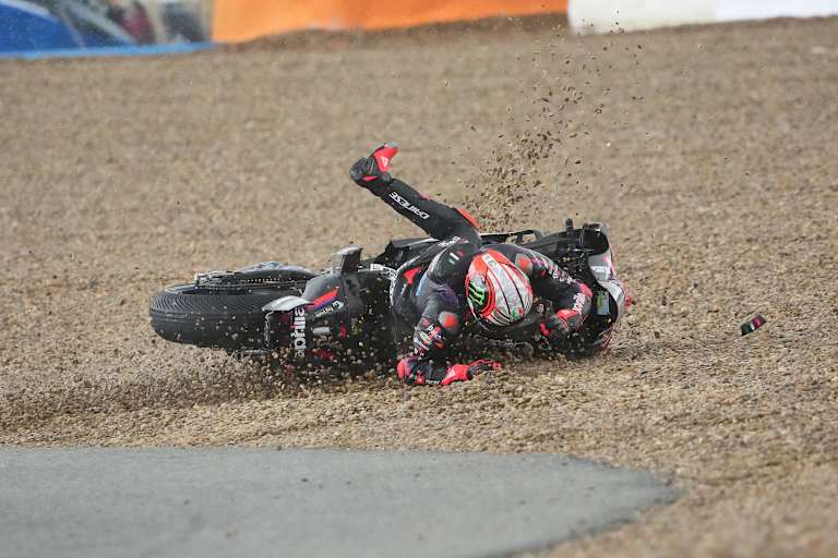 Marco Bezzecchi: Ausrutscher in Kurve 2