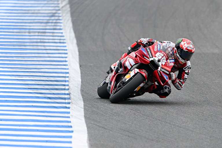 Nummer 63 ohne Ankunft: Bagnaia musste die GP26 in der Box abstellen