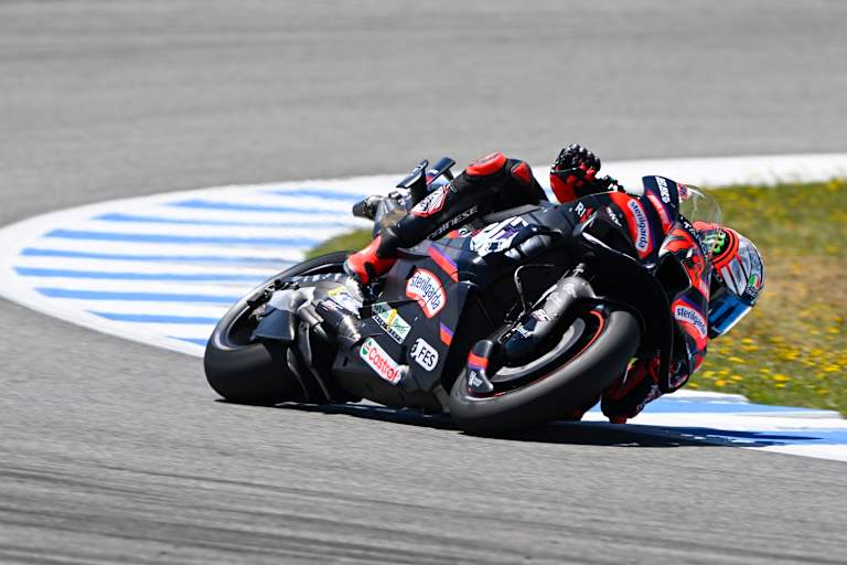 Fleißiger Tester: MotoGP-Spitzenreiter Marco Bezzecchi (Aprilia)