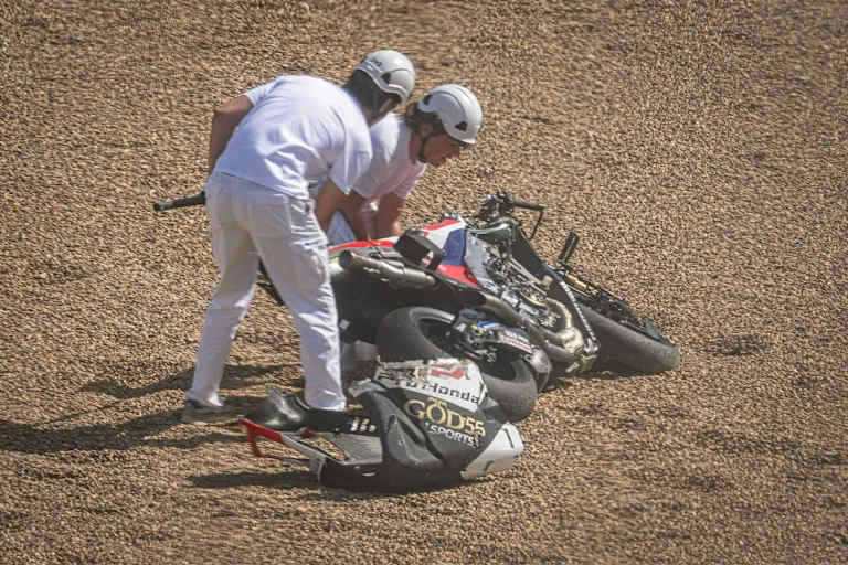 Die Honda von MotoGP-Rookie Diogo Moreira