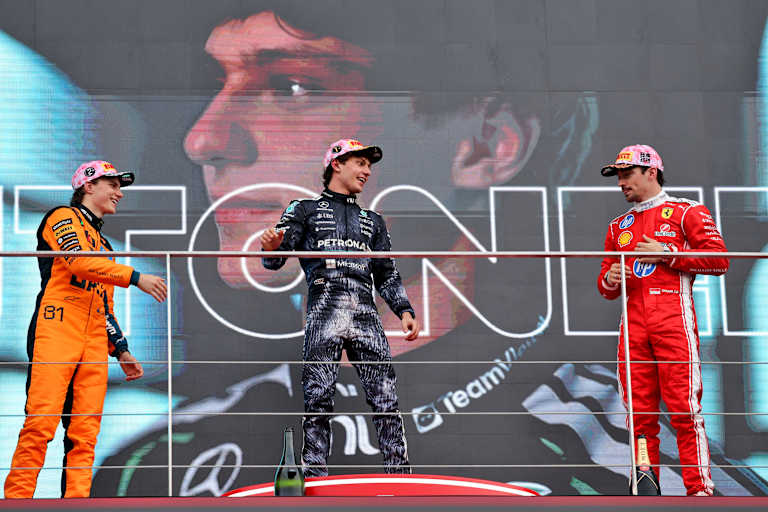 Die Top-3-Fahrer in Suzuka – und derzeit auch Top-3-Teams in der WM