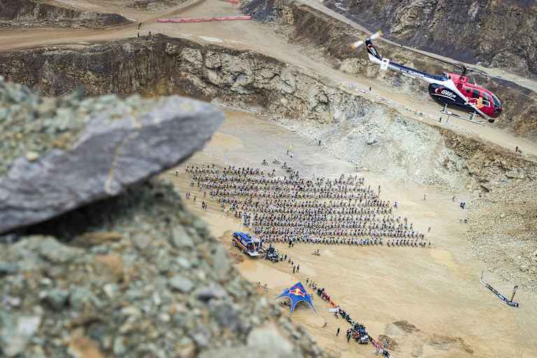 Start zum Hauptrennen am Erzberg mit den besten 500