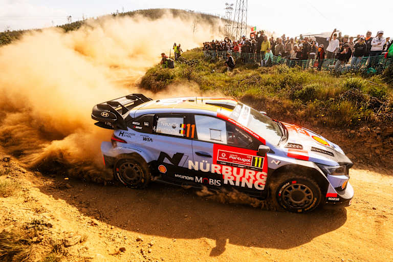 Thierry Neuville auf seiner Fahrt zum ersten Saisonsieg