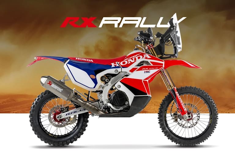 Honda CRF450RX Rally: Fertig aufgebautes Rallyemotorrad