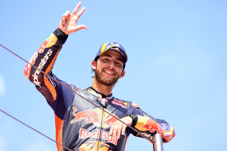 2025: Gute Laune nach Platz 3 im GP für Enea Bastianini