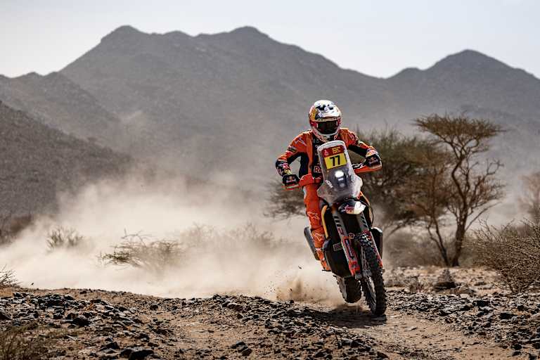 Luciano Benavides auf seiner KTM in 2026 zum Sieg