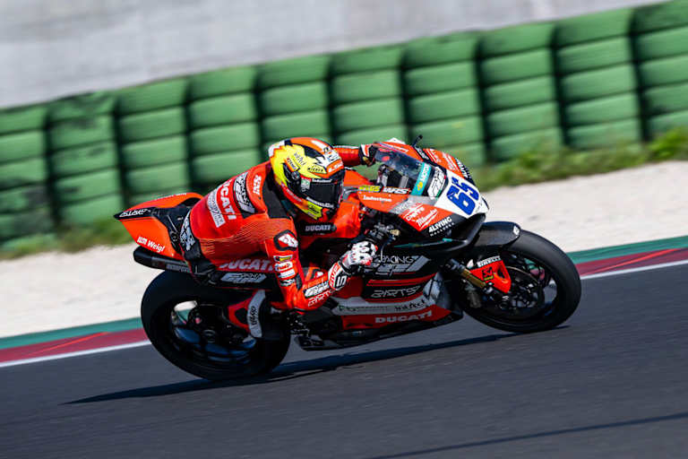 Philipp Öttl während des Misano-Tests
