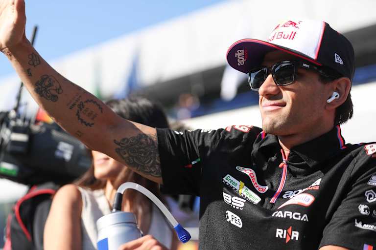 Erster Verfolger von Teamkollege Bezzecchi: Aprilia-Pilot Jorge Martin