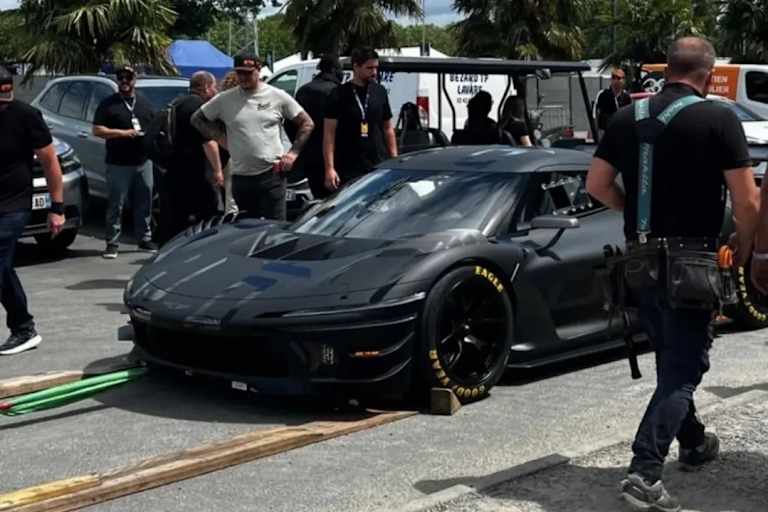 Der erste Spyshot der GT3-Version des Genesis Magma GT