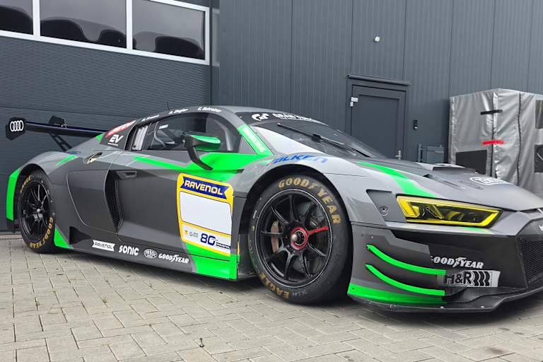 Die équipe vitesse startet mit synthetischen Kraftstoff im Audi R8 LMS GT3
