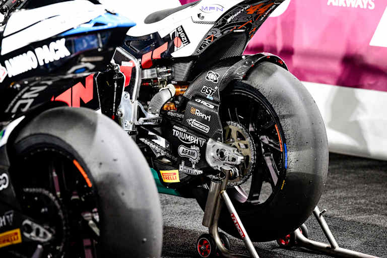 Pirelli ist seit 2024 im GP-Fahrer in der Moto3 und Moto2 aktiv