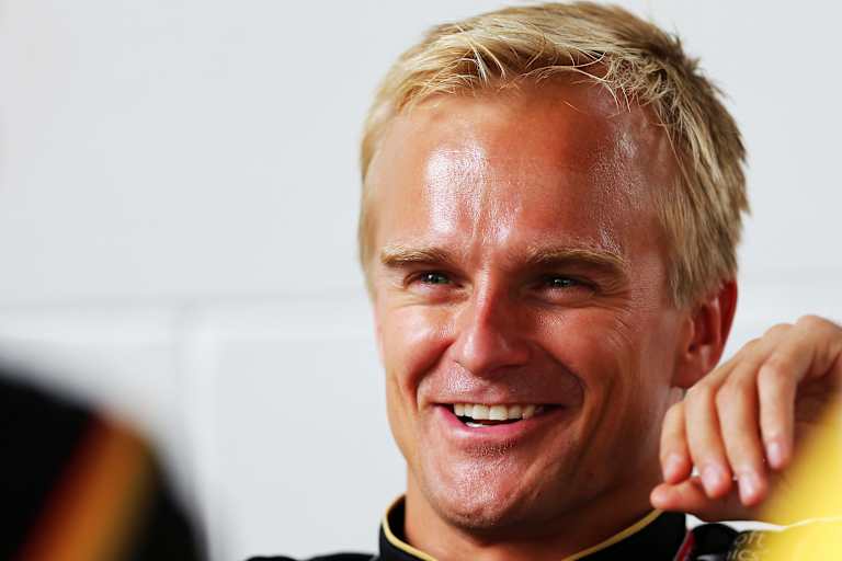 F1-Grand Prix-Sieger Heikki Kovalainen in Rom am Start