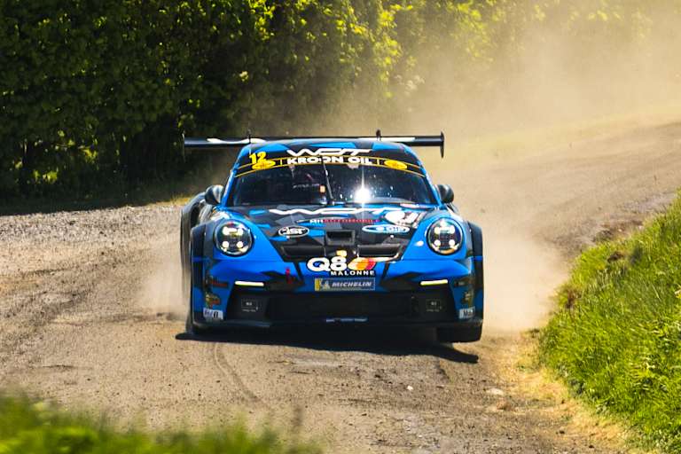 Rekord-Teilnehmerfeld des Porsche 992 Rally GT bei der Rallye Ypern